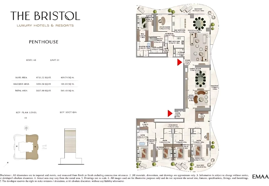 5 Bed Second Floor Plan